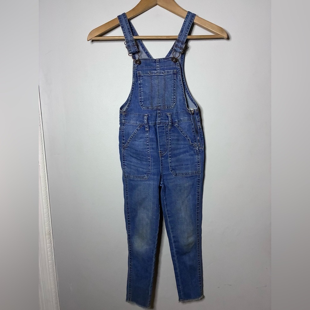 OshKosh B'gosh Classic Blue Denim Overalls Sz 6/6X